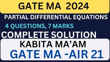 GATE 2024 PDE COMPLETE SOLUTION WITH KABITA MA