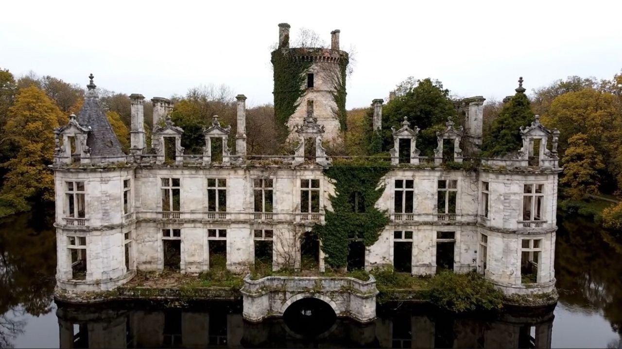 ASMR Abandoned French Island Castle 1500s - Extreme Ruin To Grandeur Rebuild | Before & After