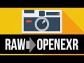 How to convert raw images to openexr on mac for free
