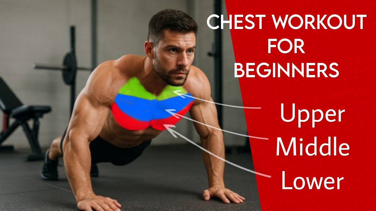 Chest Workout For Beginners | Chest Workout With Dumbbells - YouTube