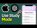 How To Use ChatGPT Study And Learn Mode (ChatGPT Tutorial for Beginners)