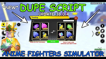 [38.0.4 TRADING] Anime Fighters Sim OP ITEM DUPE TRADE GLITCH Script 🔥 Roblox AFS Pastebin