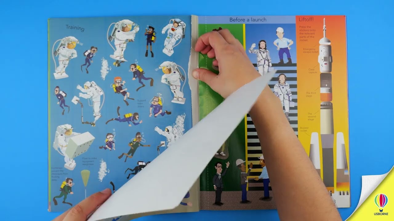 Книга космических наклеек