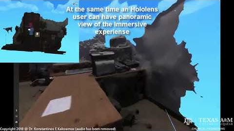 Mixed reality in photogrammetrically restructured spaces