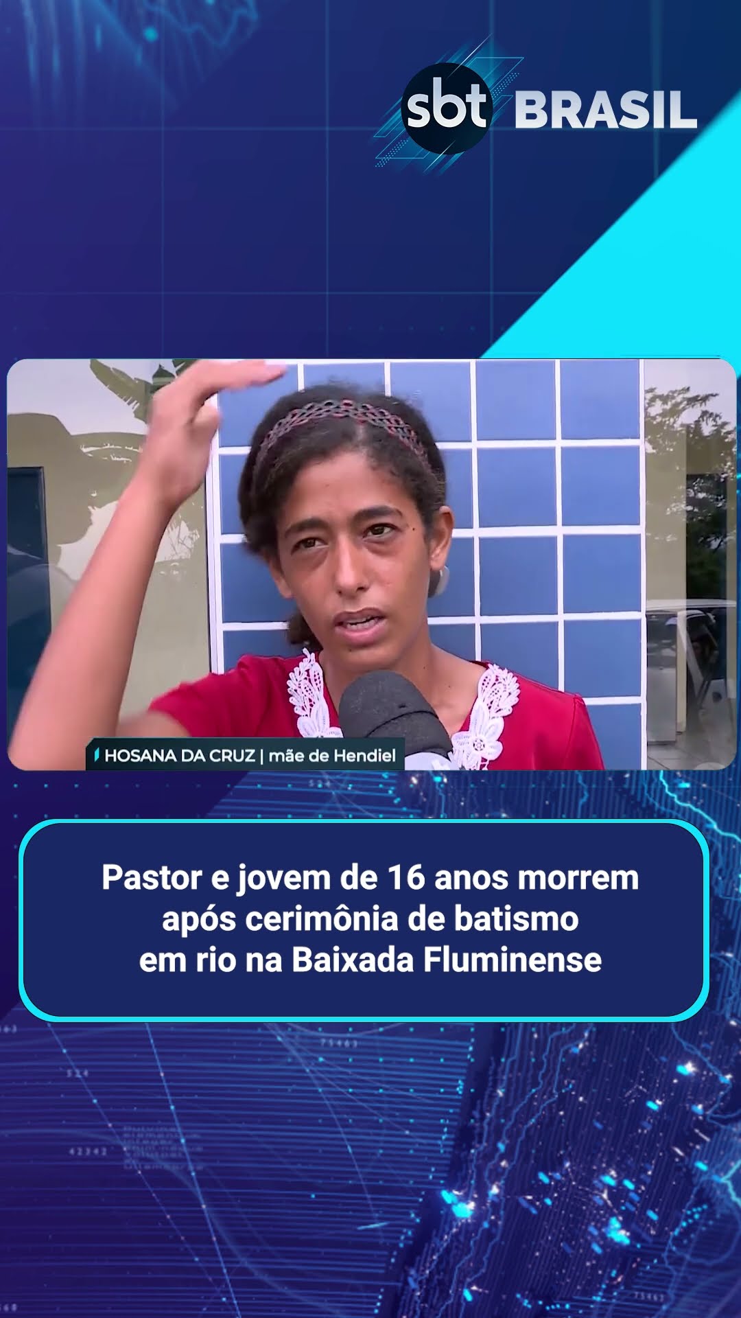 Corpo de pastor arrastado por correnteza durante batismo é encontrado | SBT Brasil (27/01/25)