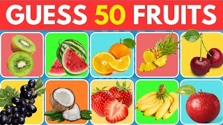 Guess the Fruit in 3 Seconds 🍍🍓🍌 | 50 Different Types of Fruit