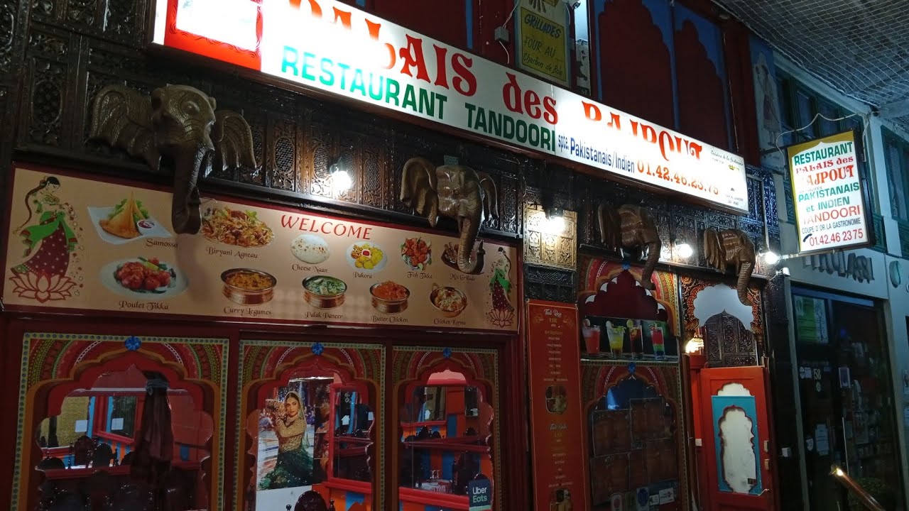 Paris, France 🇨🇵🇨🇵 Pakistan and Indian Food Restaurant, Palais Des Rajput 