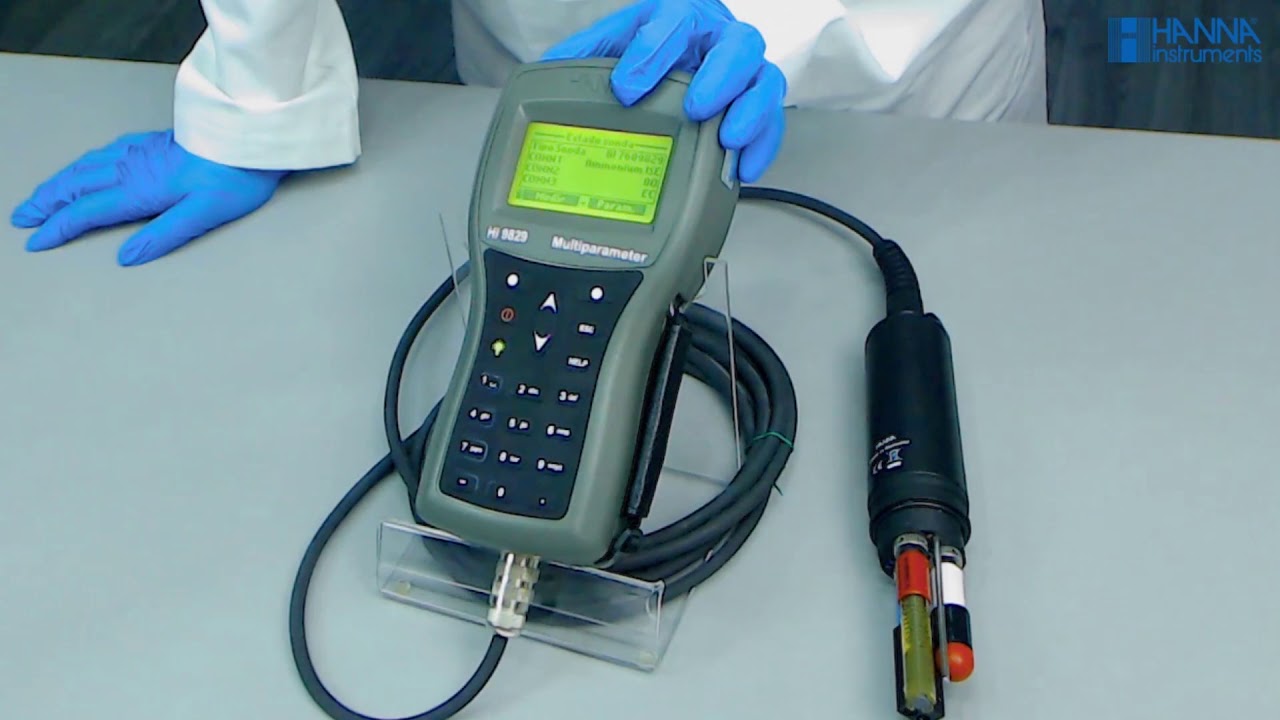 Calibración de Electrodos de Ion Selectivo con el HI9829