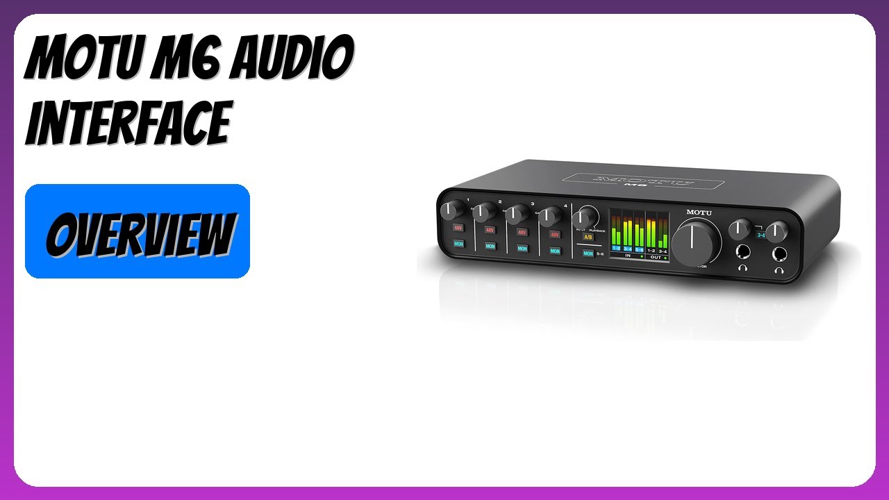 REVIEW (2026): MOTU M6 Audio Interface. Features - YouTube