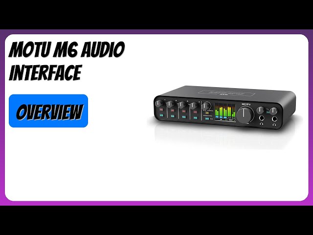 REVIEW (2026): MOTU M6 Audio Interface. Features - YouTube