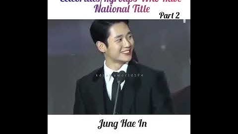 CELEBRITY/KPOP GROUPS WHO HAS NATIONAL TITLE #btsshorts #shorts #bts