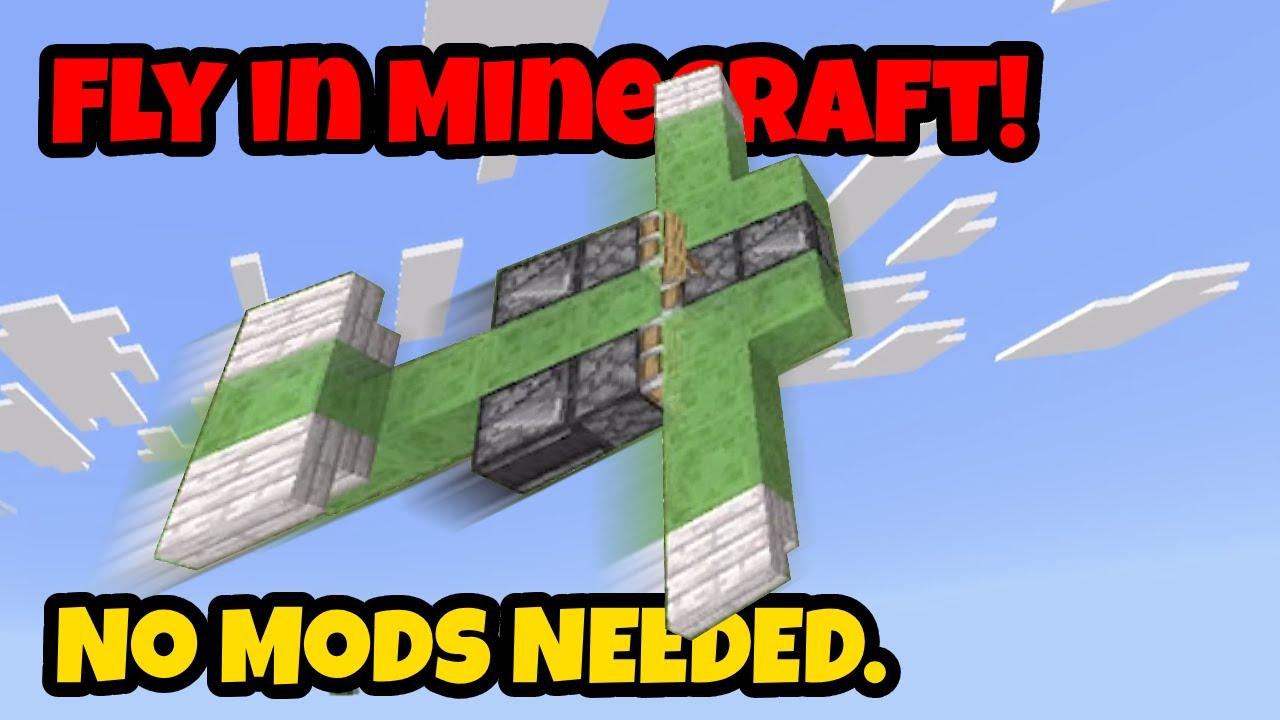 Build & Fly: a Super Easy Minecraft Plane Tutorial - YouTube