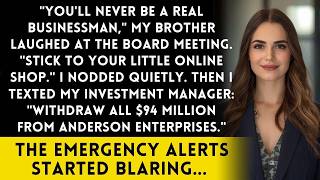 Brother Said 'You'll Never Be A Real Businessman' - Then His Company Lost Their $94M Silent Investor