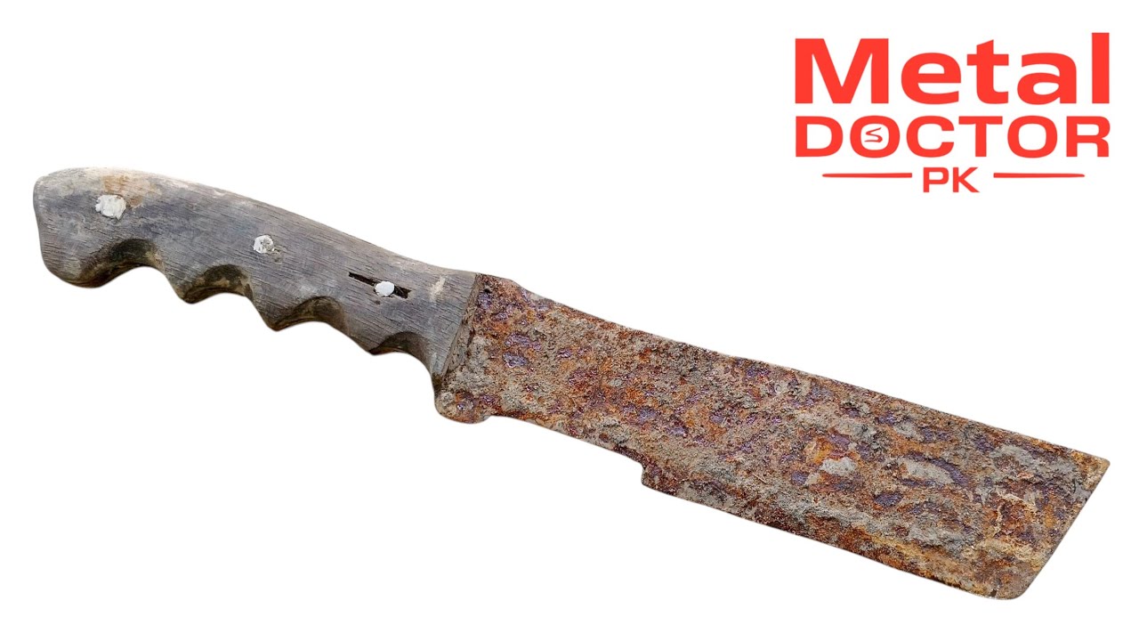 Rusty Knife Restoration | Extreme Metal Cleaning & Transformation 🔧 | Metal Doctor PK