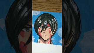 gouache colour speedpaint speedpaint anime رسمتي artanime art رسام رسم_سهل eren attackontit