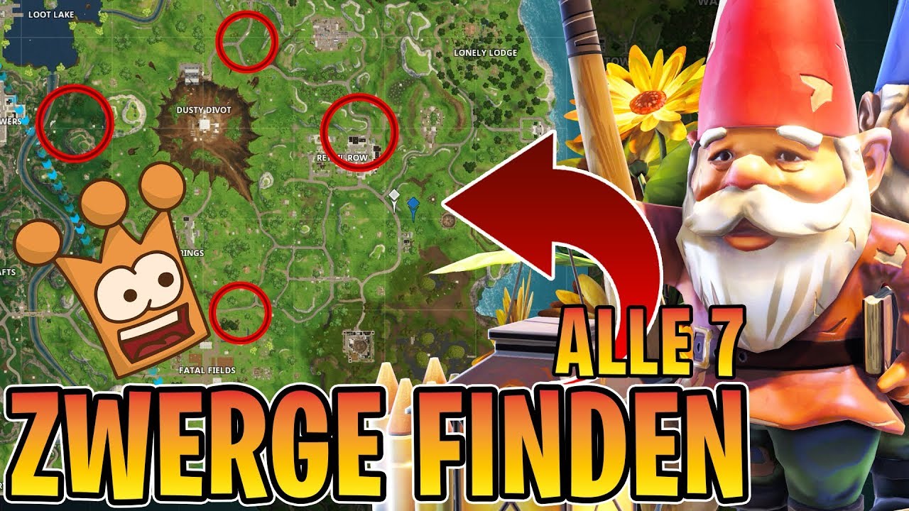 suche hungrige zwerge hier sind 7 fortnite losung - fortnite alle hungrigen zwerge