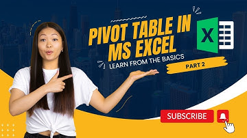 "Part 2"🚀 Unleash the Power of Pivot Tables in MS Excel! 📊 2024