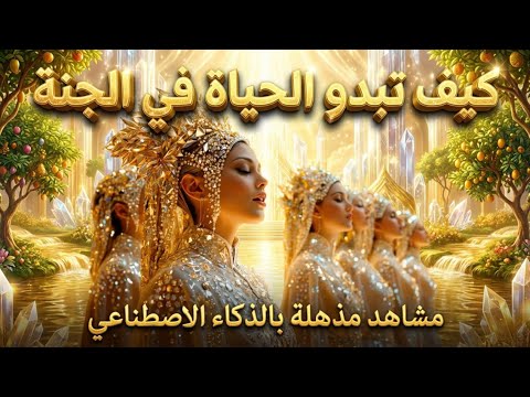 كيف ستكون الحياة في الجنة تصور بصري بالذكاء الاصطناعي 