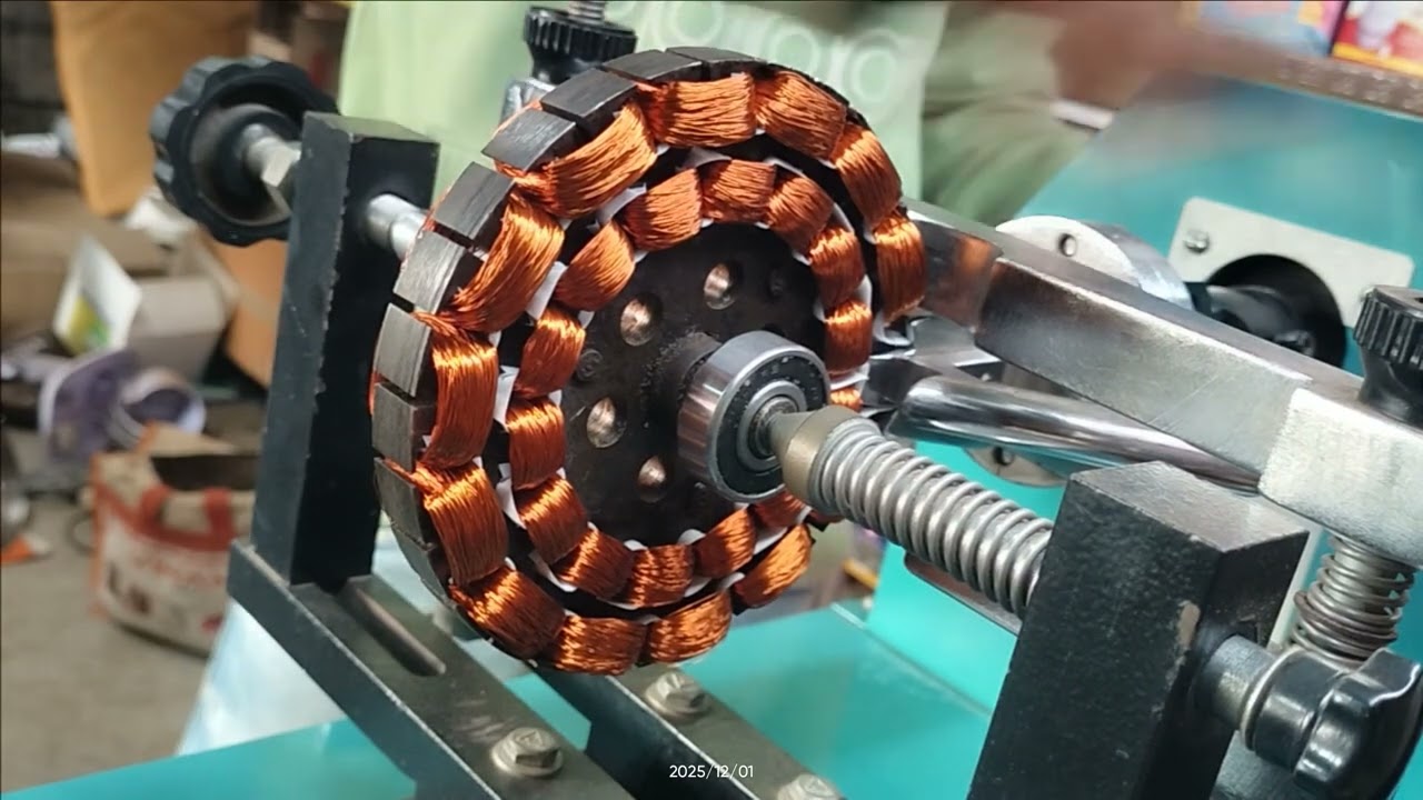 14+14 Running  Coil winding G/ Part 4/ celling fan Stator Winding  