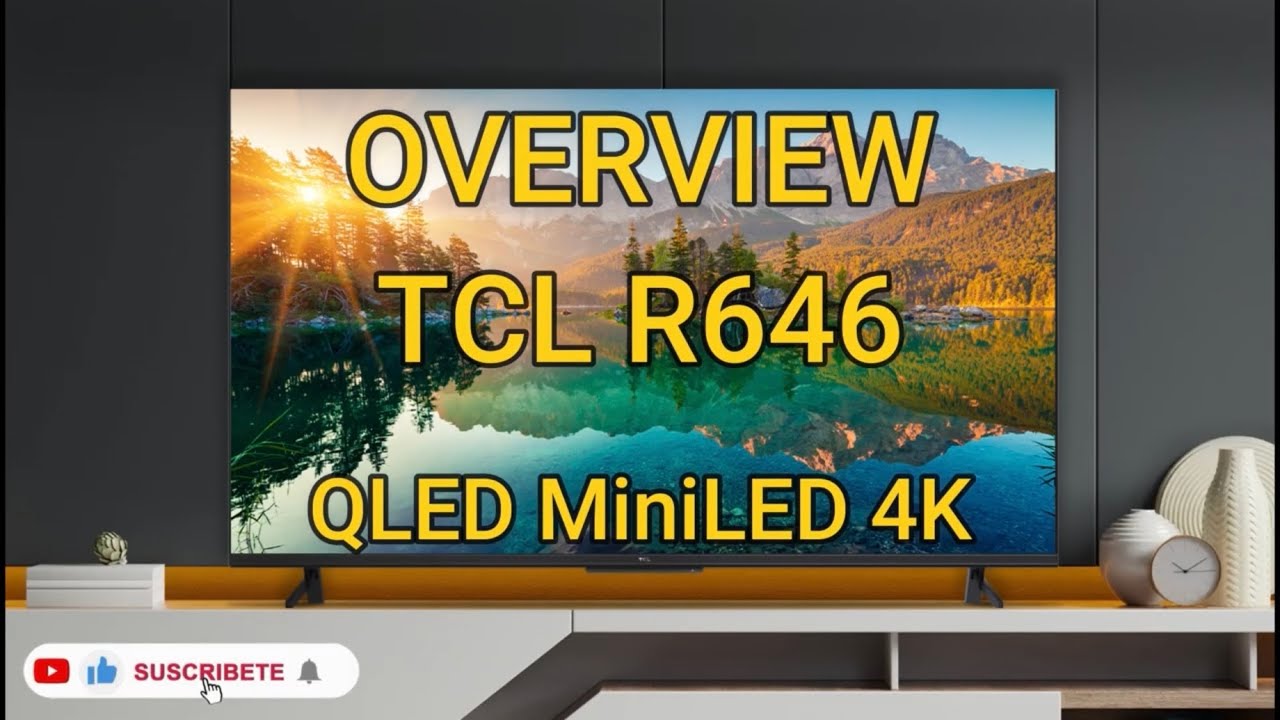 📺TCL R646 Google Tv Smart QLED Mini LED línea 2021: Overview en Español ...