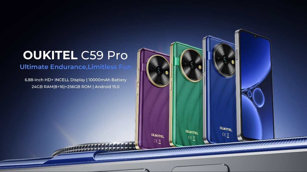 OUKITEL - C59 Pro — Power Meets Professionalism - YouTube