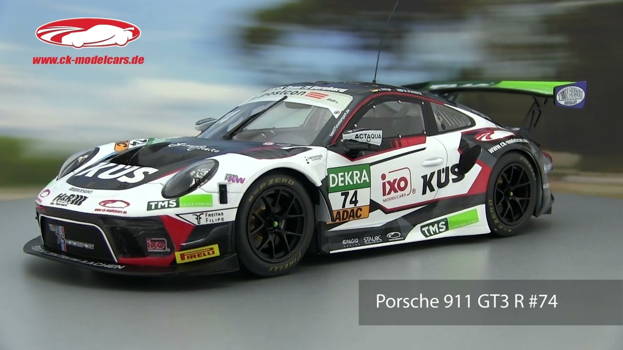 Ixo 1:18 Porsche 911 GT3 R #74 ADAC GT Masters 2021 KÜS Team75