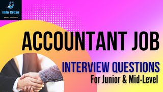 Accountant Job Interview Questions and Answers | Basic Accounting Concepts