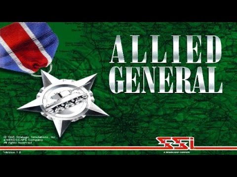 Allied General gameplay (PC Game, 1995)