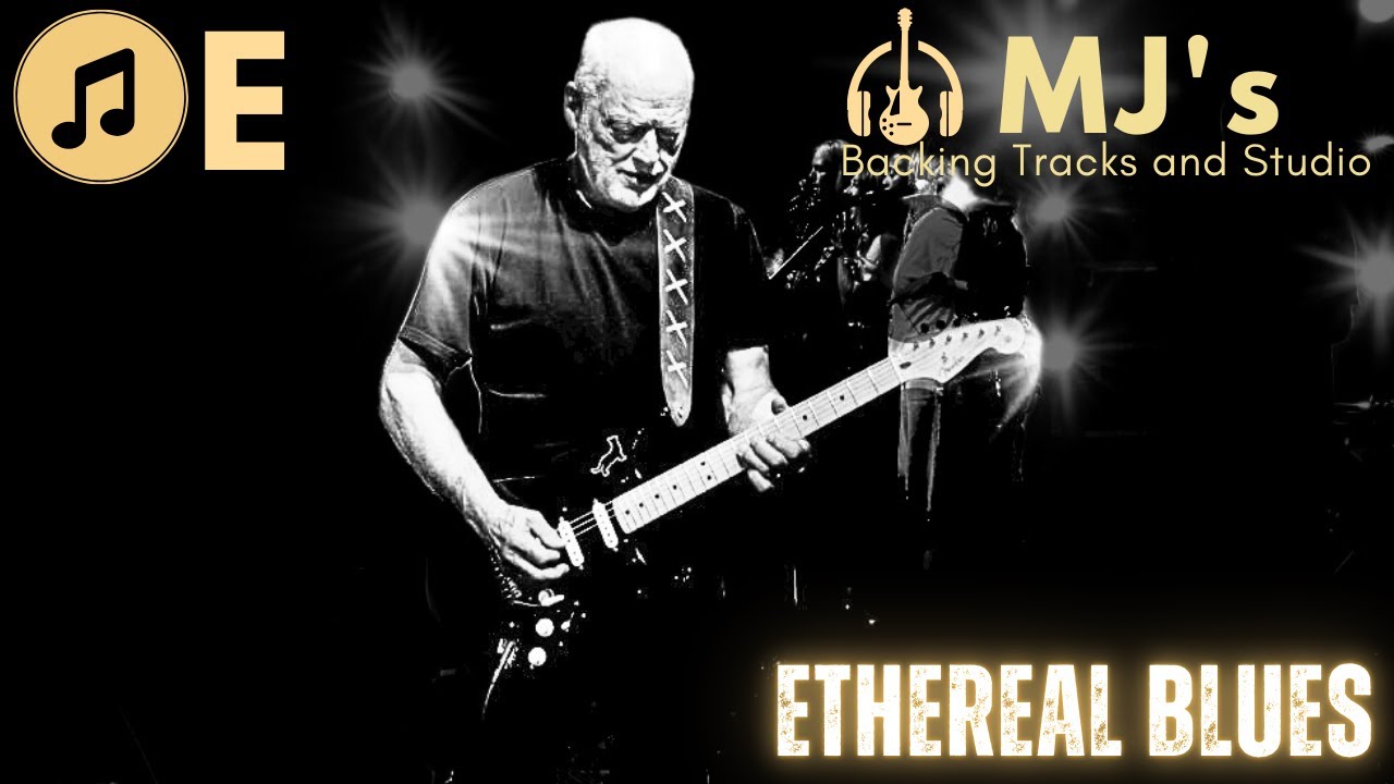 Slow Gilmouresque Ethereal Blues Rock in E | Backing Track Jam