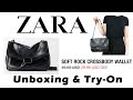 ZARA Soft Rock Crossbody Wallet | Unboxing & Try-On | AERIN