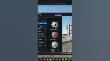 Road, ground material settings in seconds: D5 Render 2.11 #d5render  #shorts  #exteriordesign