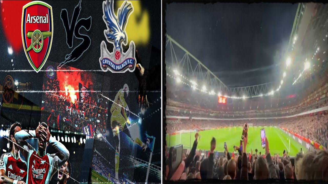 Arsenal vs Crystal Palace Match VLOG *PALACE FANS TAKEOVER THE EMIRATES😲😲#football #arsenal #cpfc