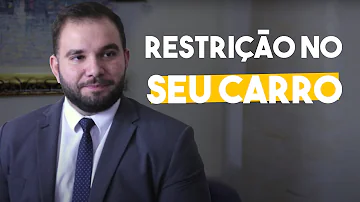 O que é restrição administrativa no CRV?