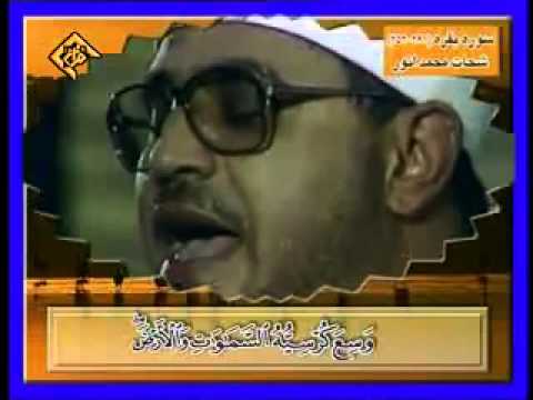 فضيلة القارئ الشيخ الشحات محمد انور قراءة خارجية