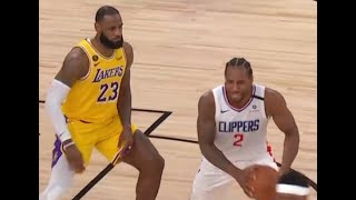 LeBron James DEFENSIVE HIGHLIGHTS vs Los Angeles Clippers July 30th 2020