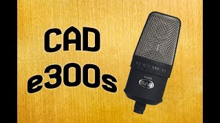 CAD e300s Condenser Microphone Demo Review  Podcasting, Voice Over for budget creators