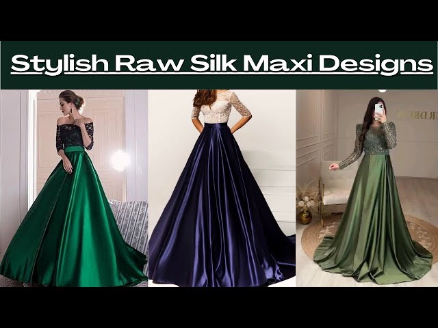 Women's Silk Dresses Designs in Pakistan 2024 | PakStyle Fashion Blog