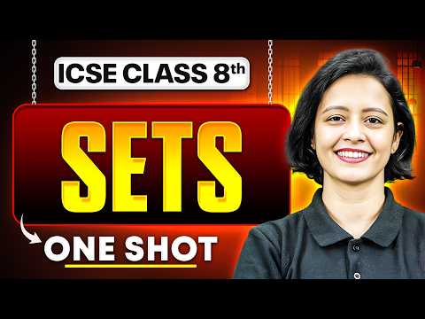 Sets | Maths | One Shot Revision | ICSE Class 8th | Exam Preparation