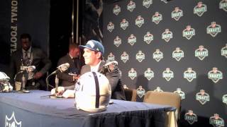 Colts Andrew Luck Interview At 2012 NFL Draft NYC 1st Round