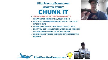 How To Study Pilot Exams Chunking Vid9 For Flight Training & Learn To Fly
