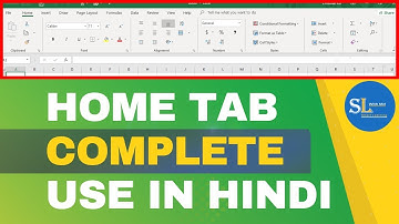 How to Use Home Tab All Features in MS Excel | MS Excel in Hindi | Home Tab #excel #excel_in_hindi