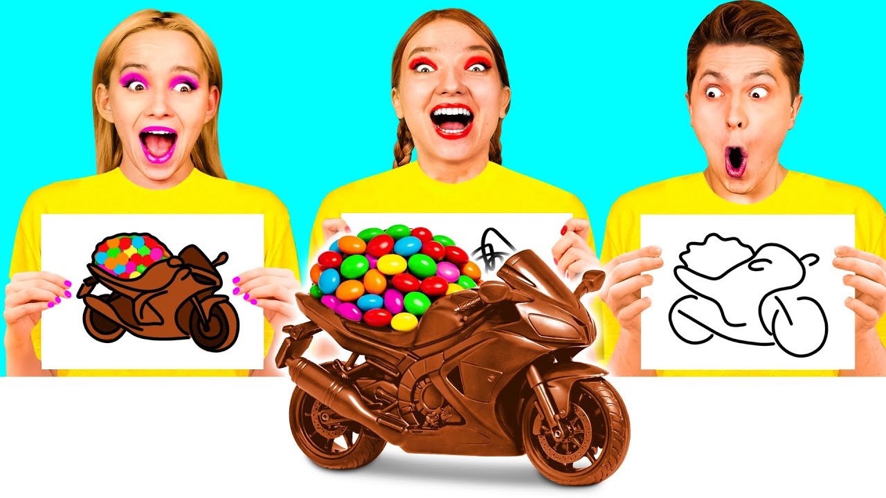 Кто Лучше Нарисует Предмет, Получит Его | Потрясающий Творческий Челлендж от ChallengeTeen