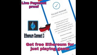 Ethereum connect 3 New Legit App!! Free Ethereum for just playing a game🔥with Live payment proof!! screenshot 2