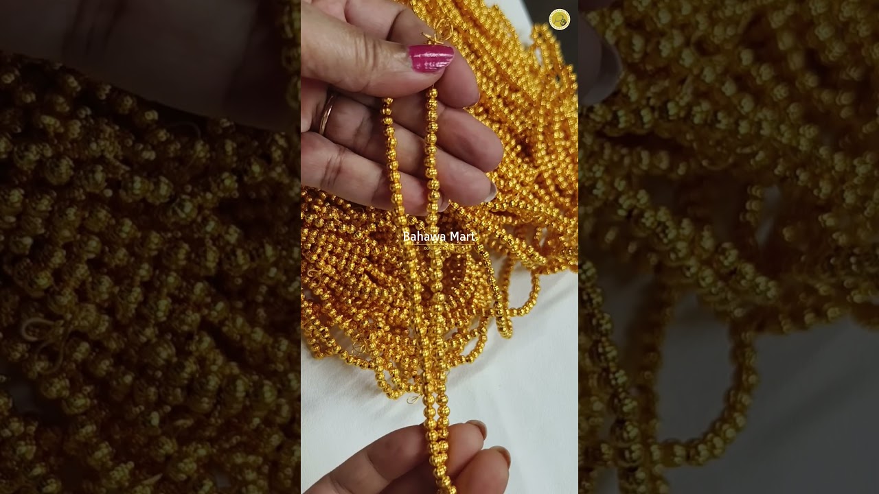 Jewellery making materials | Golden micro plated beads for beginners | 73046 59727