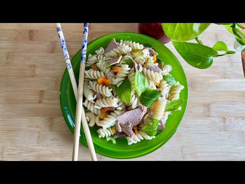 The best pasta & tuna salad for dinner/My Favorite Tuna PastaSalad🤤