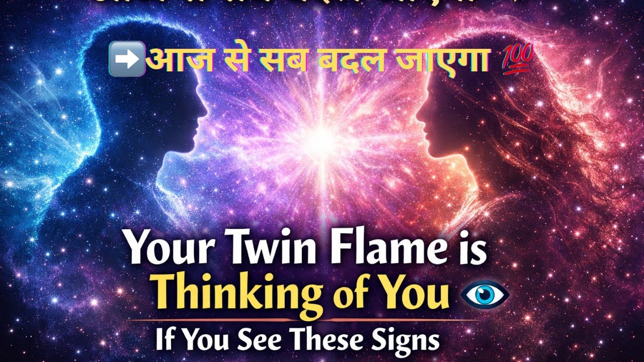 आज से सब बदल जाएगा ➡️ Your twin flame is thinking of you, if you see these signs.🧿