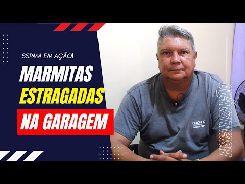 VERGONHA | Condições das marmitas na Garagem Municipal continuam PÉSSIMAS. E aí, prefeito?