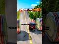 ⛓️⛓️😱 Double Chain Barrier 🚗💥 | Clean Pass or Chain Hit? | BeamNG.drive #beamngdrive #bollard