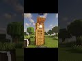 Easy 1x1 House #minecraft #minecrafthouse #minecraftshorts