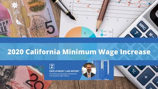 With the increase in state minimum wage here california, there is a
corresponding raise salary required to qualify as exempt under ...